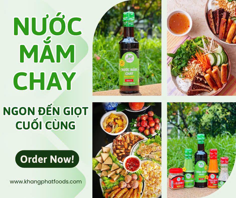Nước mắm chay - Ngon đến giọt cuối cùng