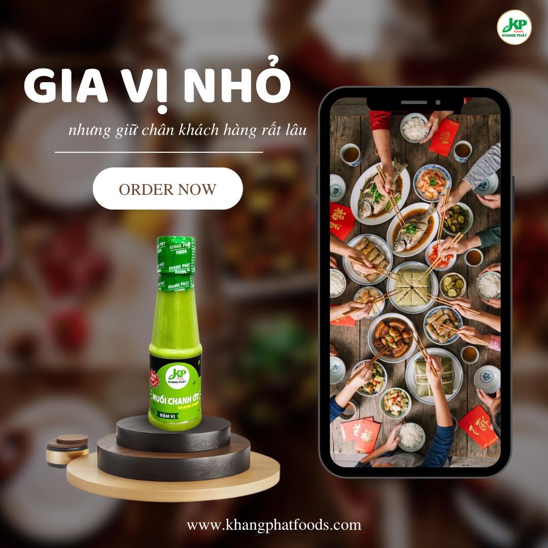 Muối Chanh Ớt - Gia vị nhỏ giữ chân khách hàng